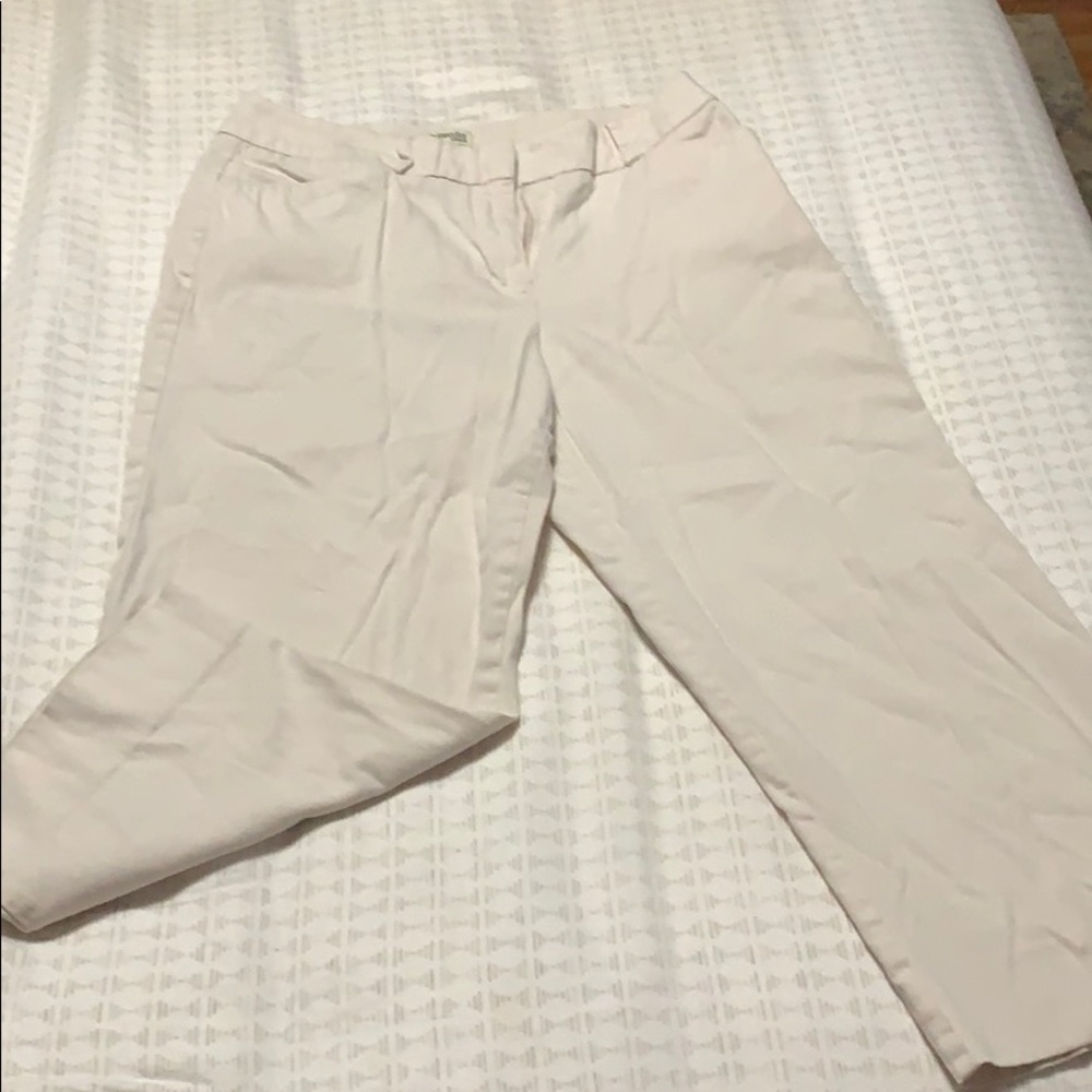 Off white capris